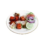 Paneer Tandoori Served With Pepper and Onions