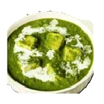 Paneer Palak (Spinach and cottage cheese stew)