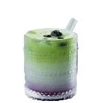 Iced Blueberry Matcha Latte 