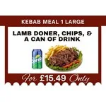 Kebab Meal 1 Large 