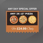 Any 3x 12" Pizza