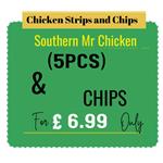 Chicken Strips (5 pcs) & Chips
