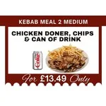 Kebab Meal 2 Medium                       