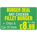 Chicken Burger Deal