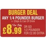 Burger Deal 1/4 Pounder With Cheese