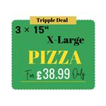 Tripple Deal 15" Pizza