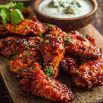 Hot Chicken Wings 6 pcs