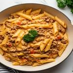 Beefy Tomato Base Pasta